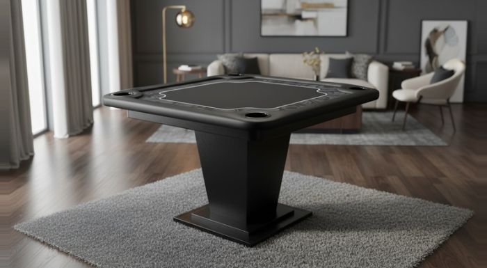 Mesa de Truco 100% Personalizada Preta com Logo Exclusivo - Tru5